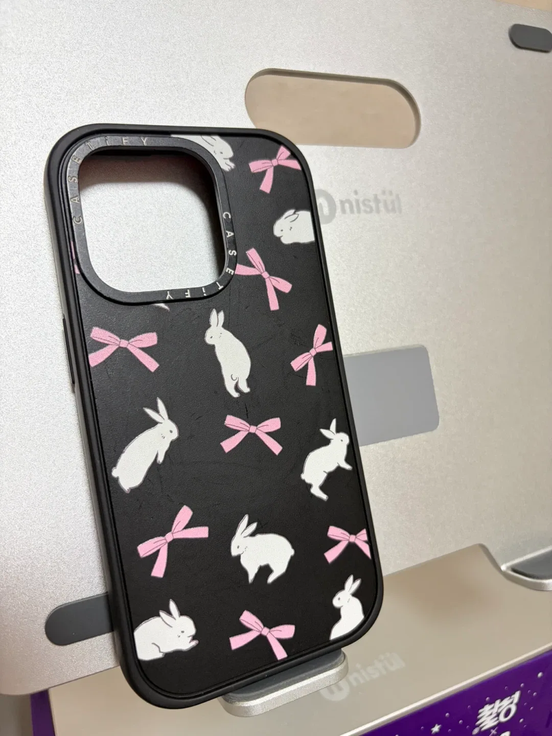 [아이폰14프로] 케이스티파이 토끼 리본 케이스 중고
