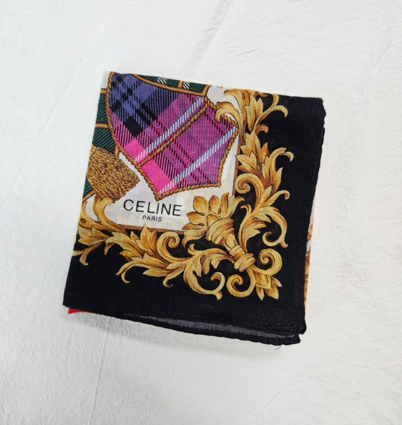 중고 셀린느 손수건 쁘띠스카프 정품 판매합니다