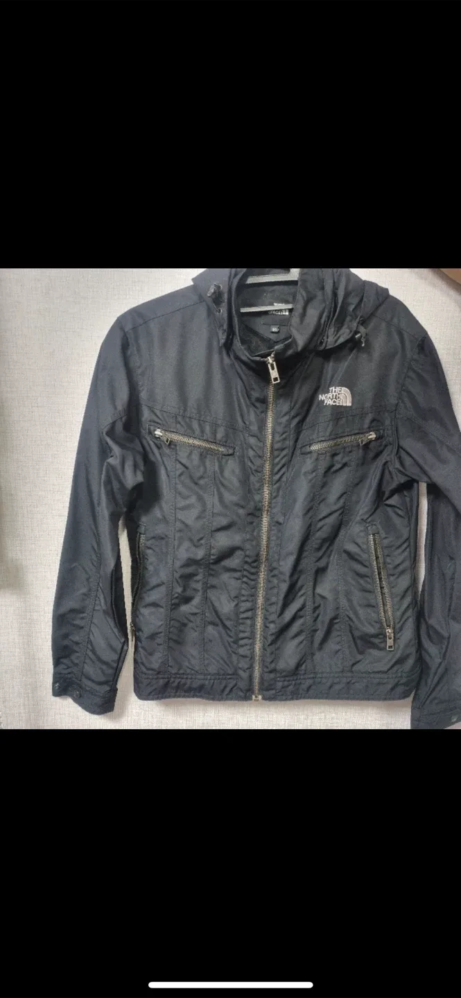 노스페이스 검정 바람막이