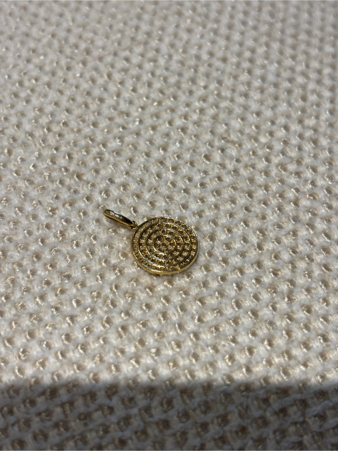 로이드 풀스톤 코인 14K 팬던트 LN12006