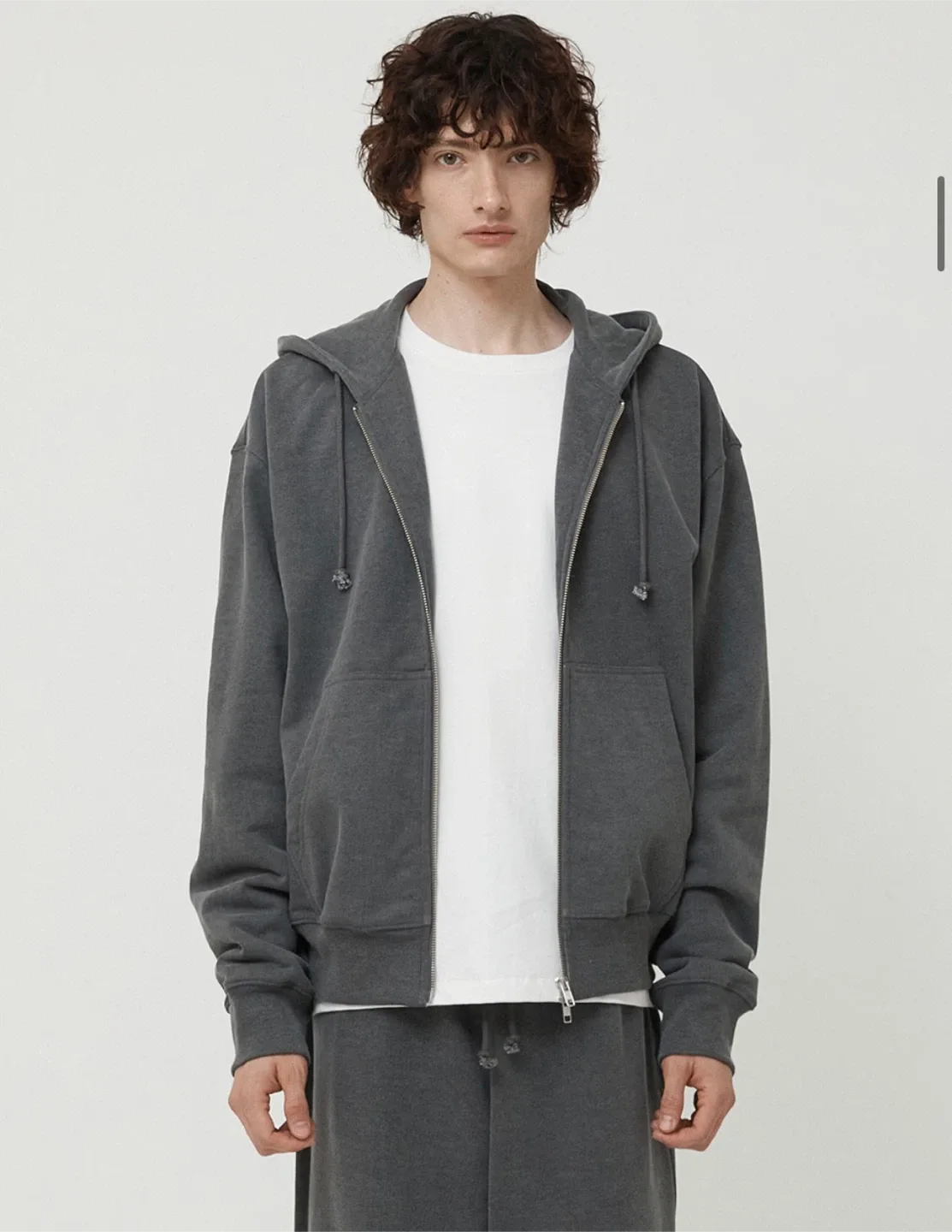 필더스 피그먼트 후드집업 M (새상품, 택O, 정가 15만원)