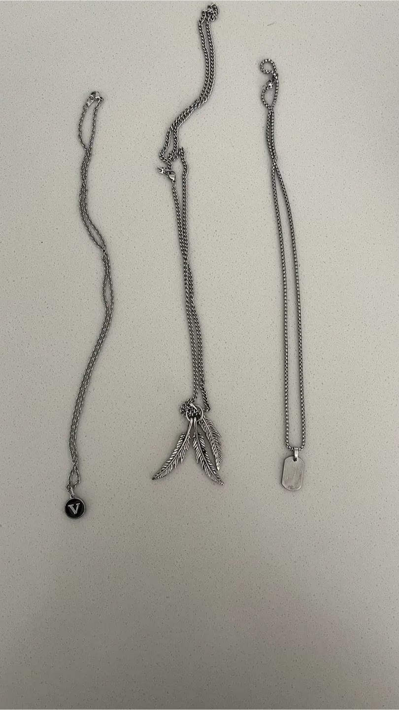 패션 목걸이 3종