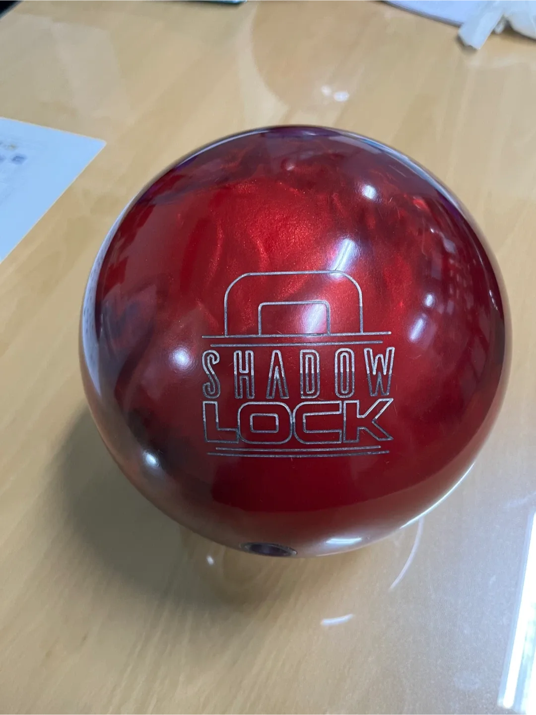 중고 투핸드 덤리스 15P 볼링공 판매-쉐도우락레드펄, 퀀텀에보펄