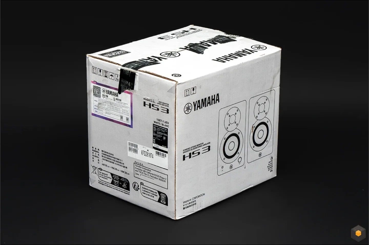 야마하 HS3 화이트 모니터 스피커 1조