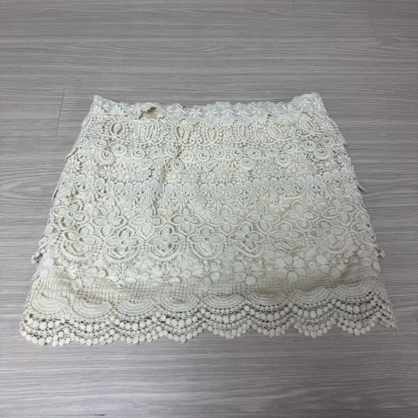 레이스 스커트 m 밴딩 지퍼