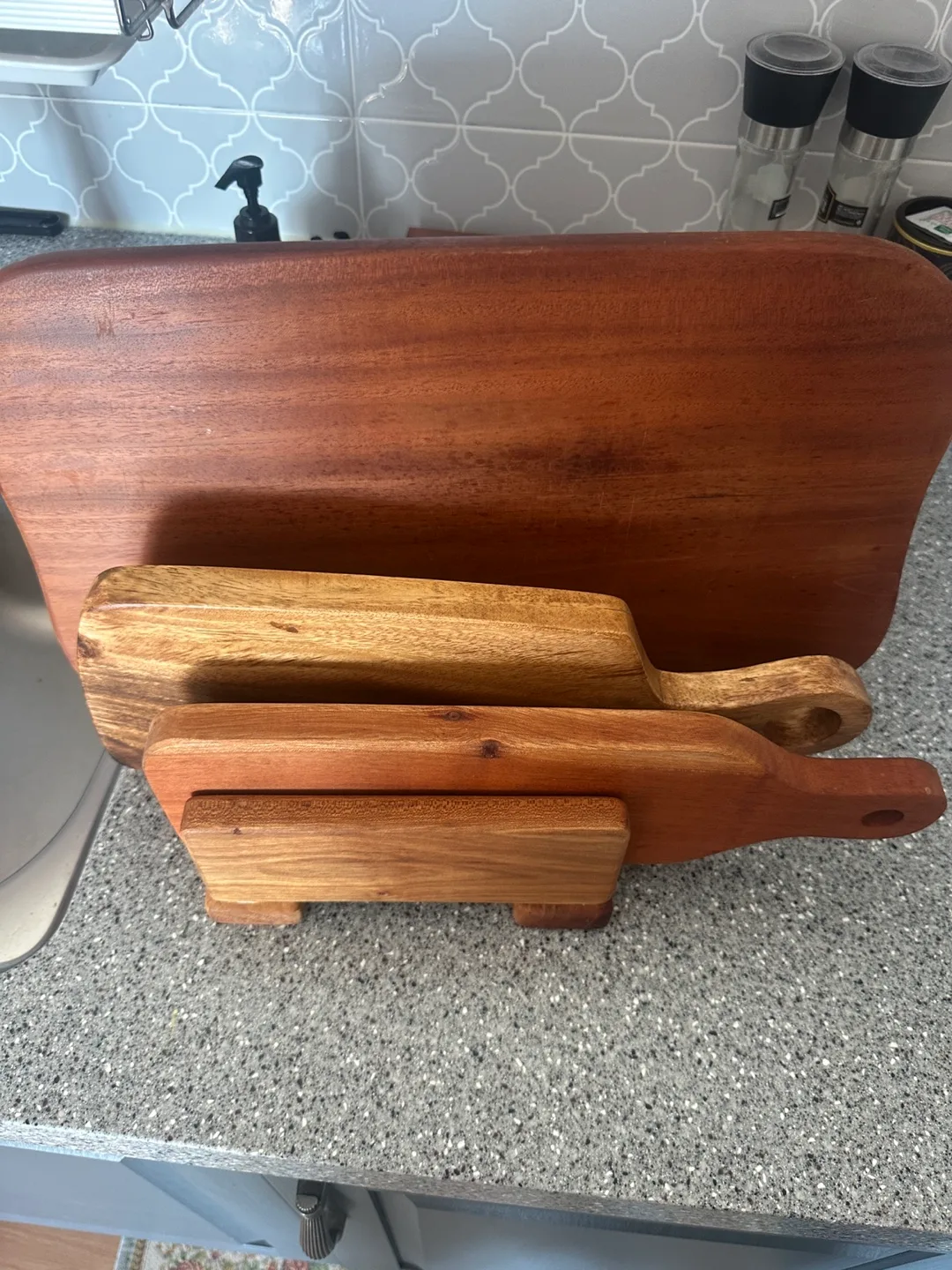 원목 플레이트 세트