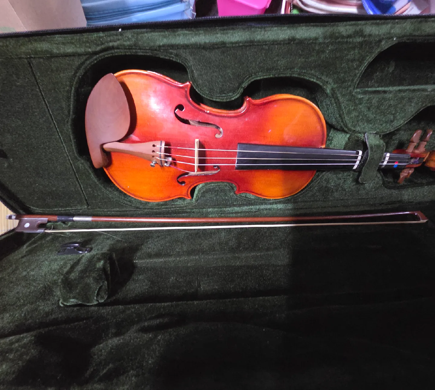 중고 바이올린 활+케이스