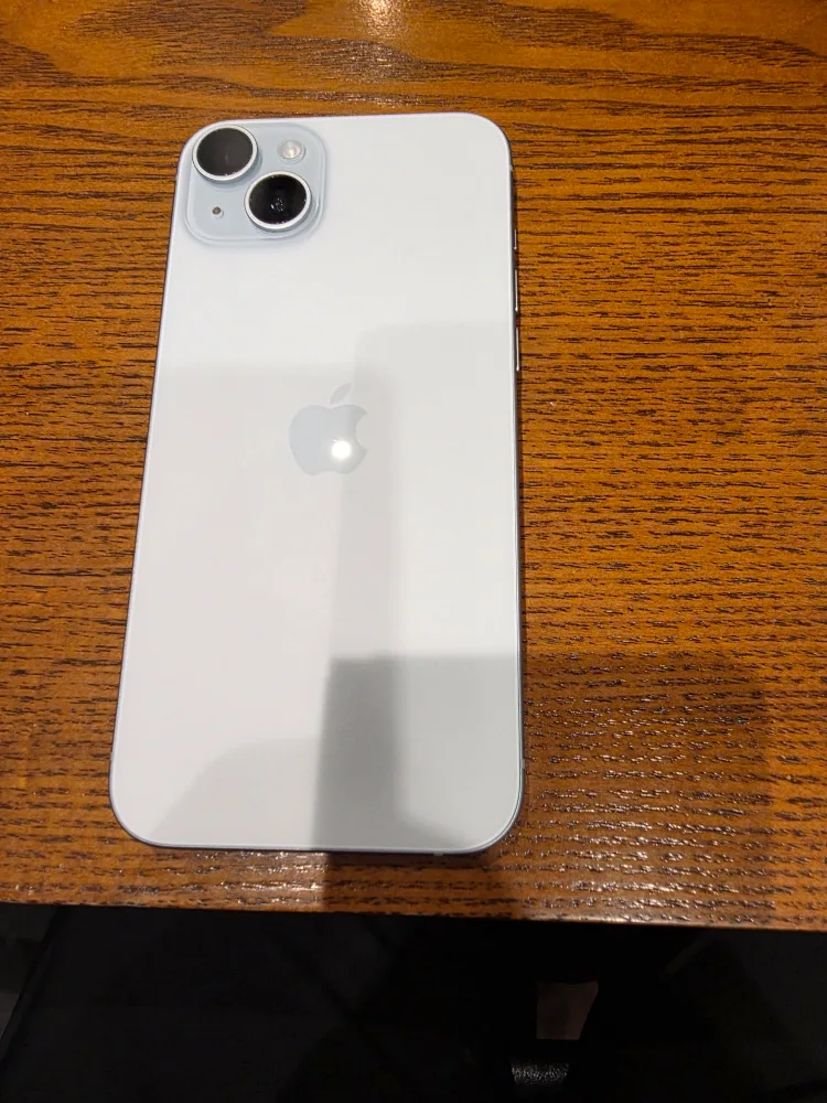 아이폰 15플러스 블루화이트 중고기기판매