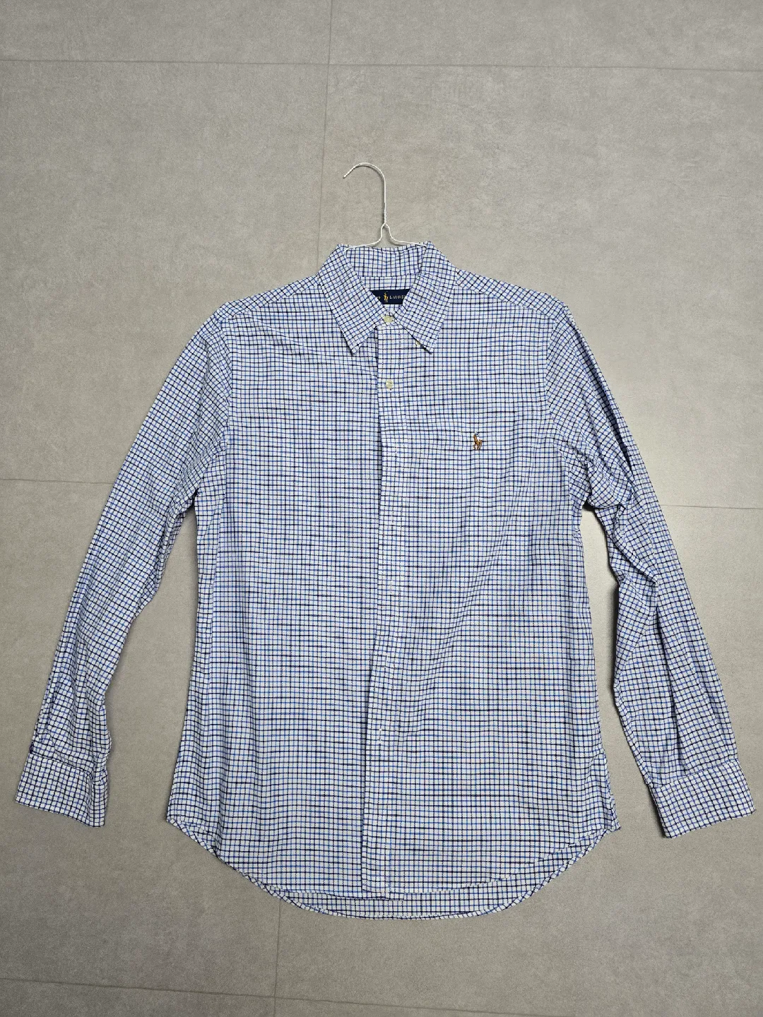 (중고판매)랄프로렌 남성 체크 셔츠