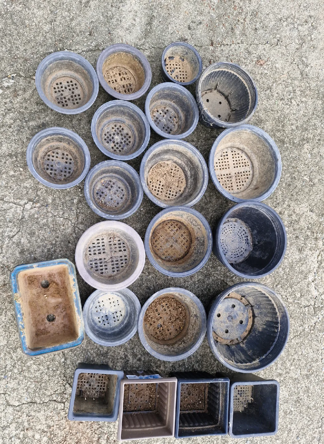 중고 분재화분(21개)