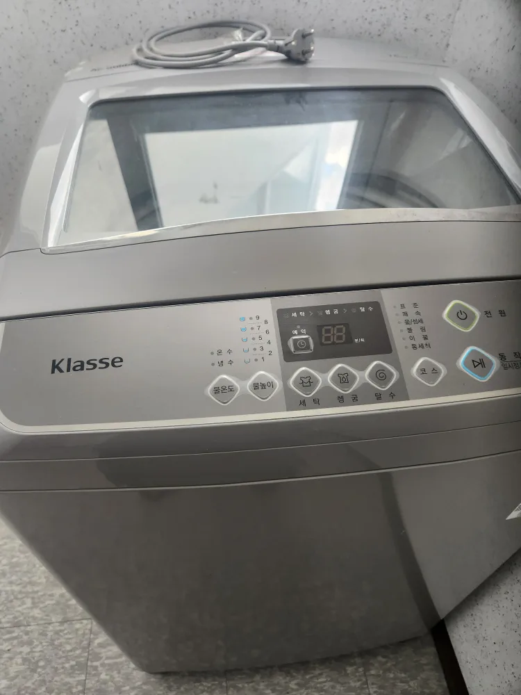 새것같은중고크라세세탁기 15키로