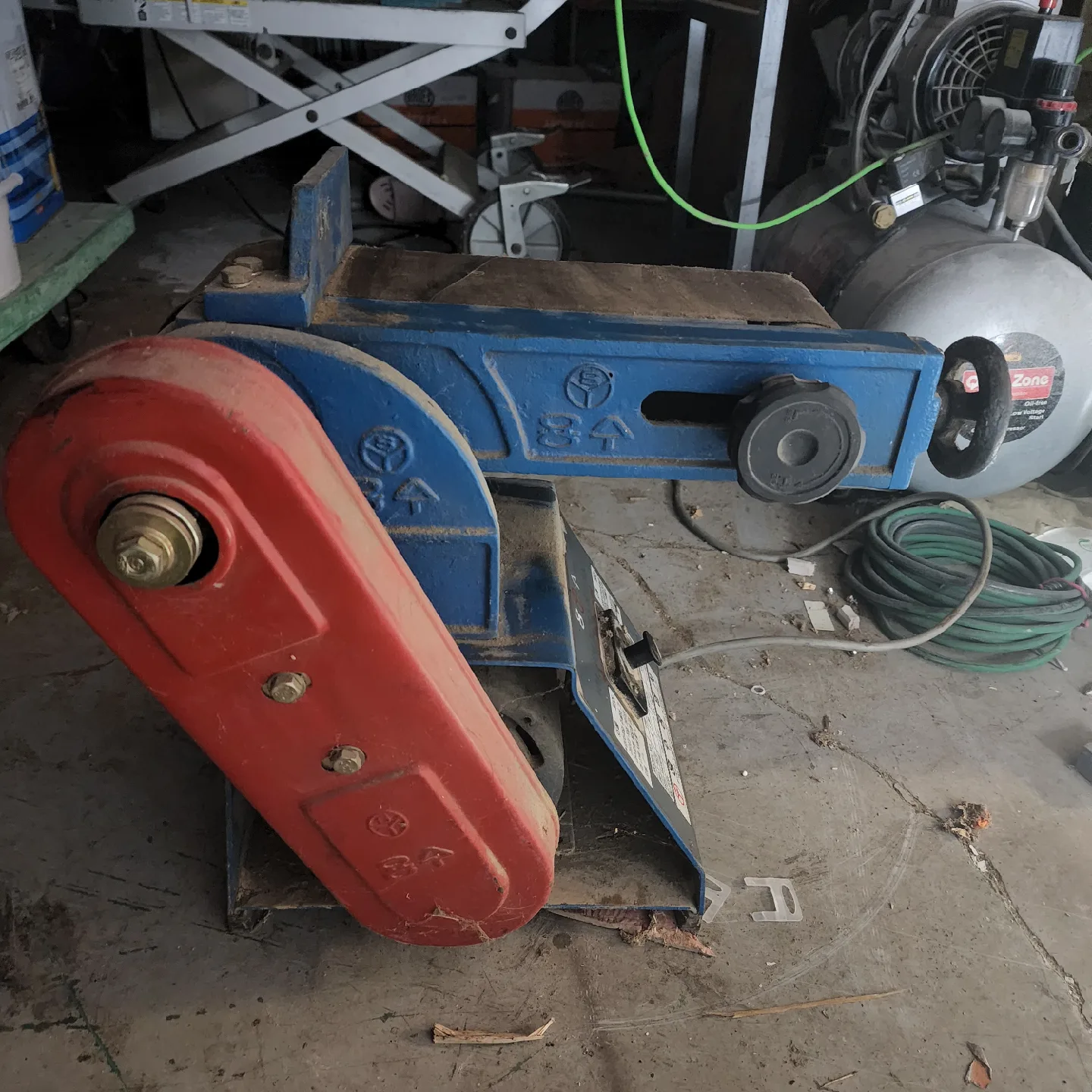 용수 벨트 샌더 YSB-180 중고