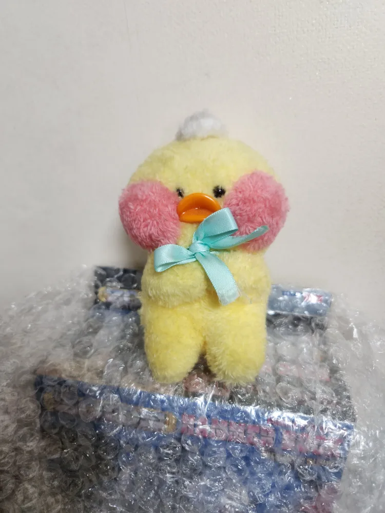 귀여운 노란 오리 인형 빵빵덕