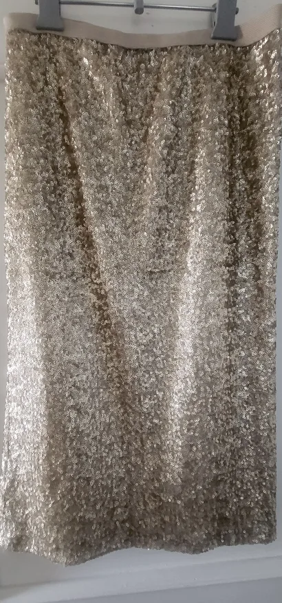 [미착용] 에잇세컨즈 샴페인골드 스팽글 스커트 S 55~66 ⭐️