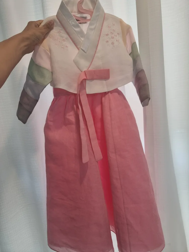 [중고품] 예가 여아 한복 3호