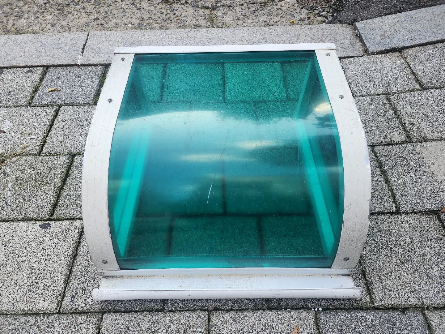 렉산+알미늄샷시 차양 캐노피 비가림막 (중고)