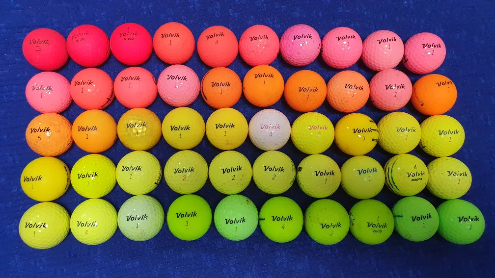 골프공 (중고) 칼라  볼빅50개