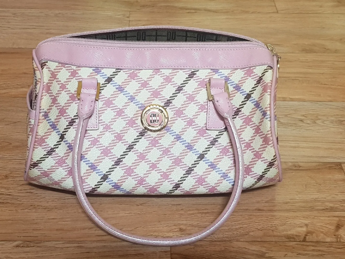 닥스 핑크 패턴 가방 [중고]