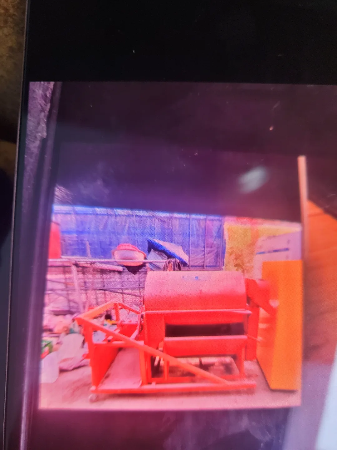 중고 탈곡기트랙터용