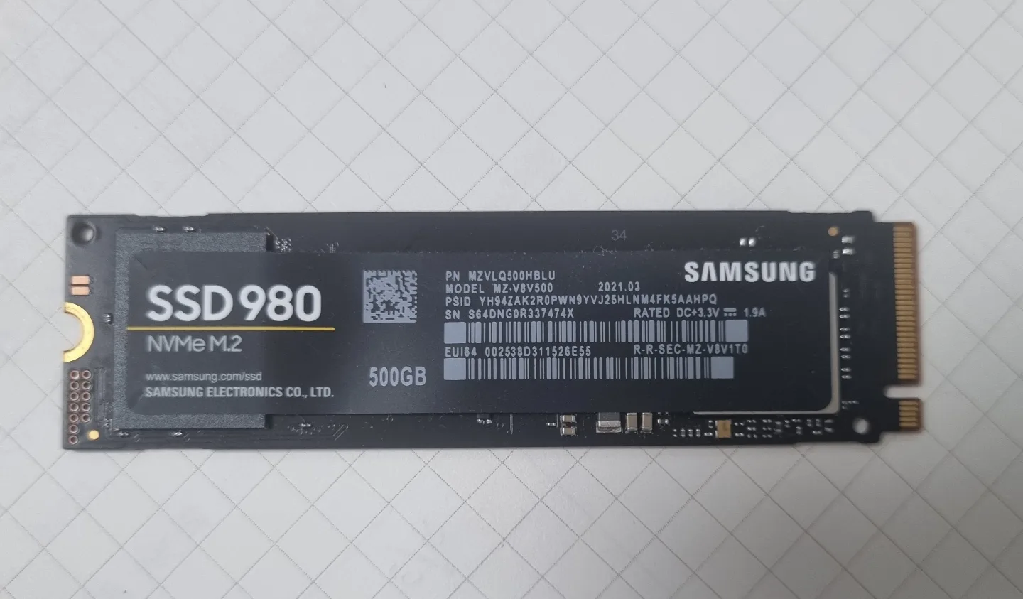 삼성 ssd 980  500gb  중고