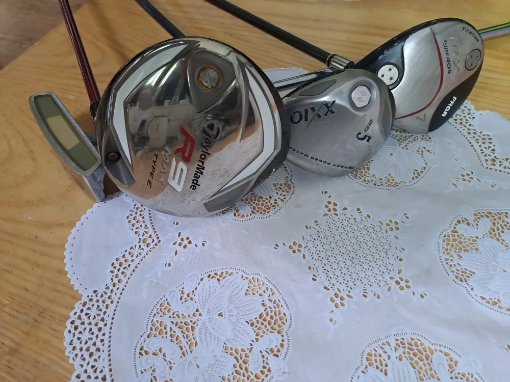 중고 골프 클럽 세트    모두4개입니다   상태좋아요