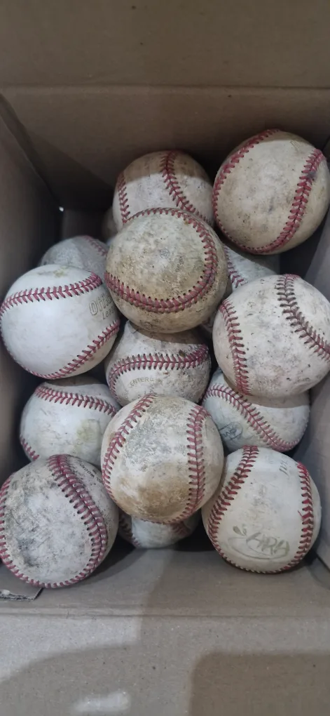 중고 야구공 70개