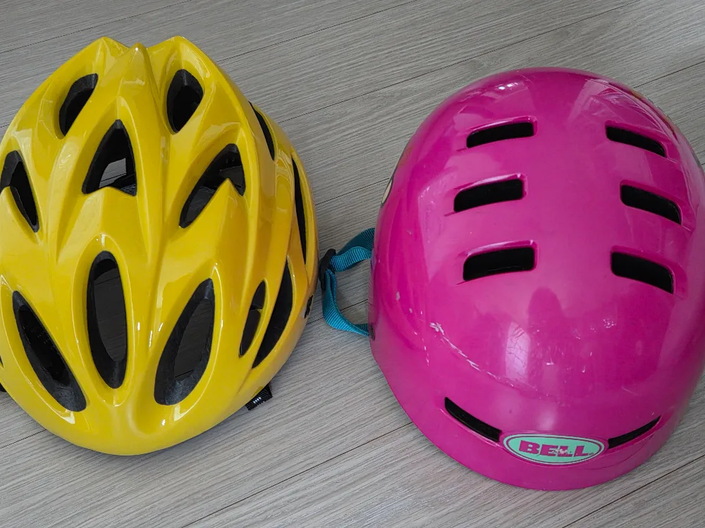 (중고)벨 헬멧 핑크색