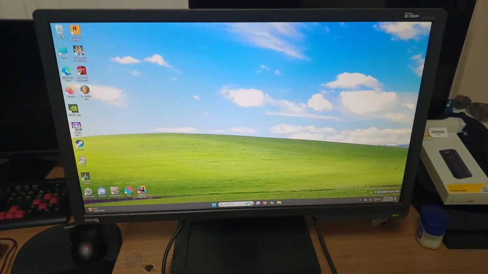 BenQ 모니터 + 게이밍 조립PC