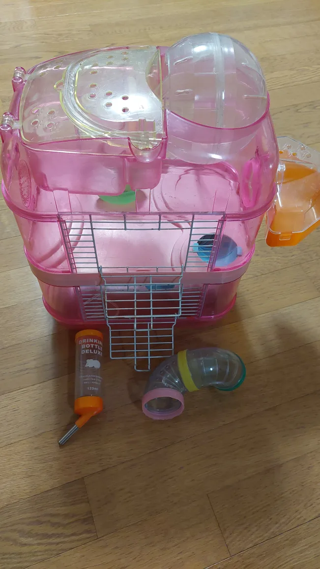 중고) 햄스터 집과 이동장 일괄