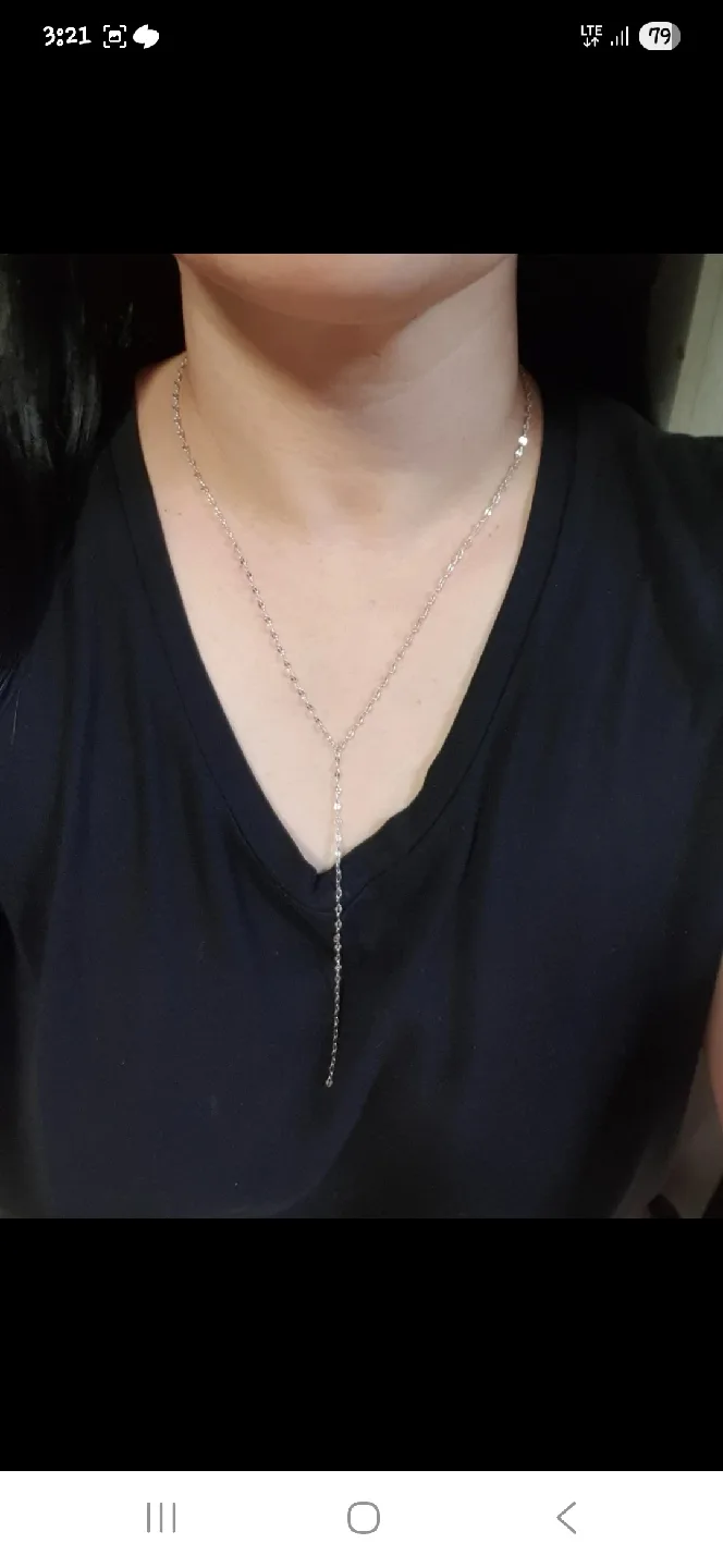 925 실버 Y자 목걸이