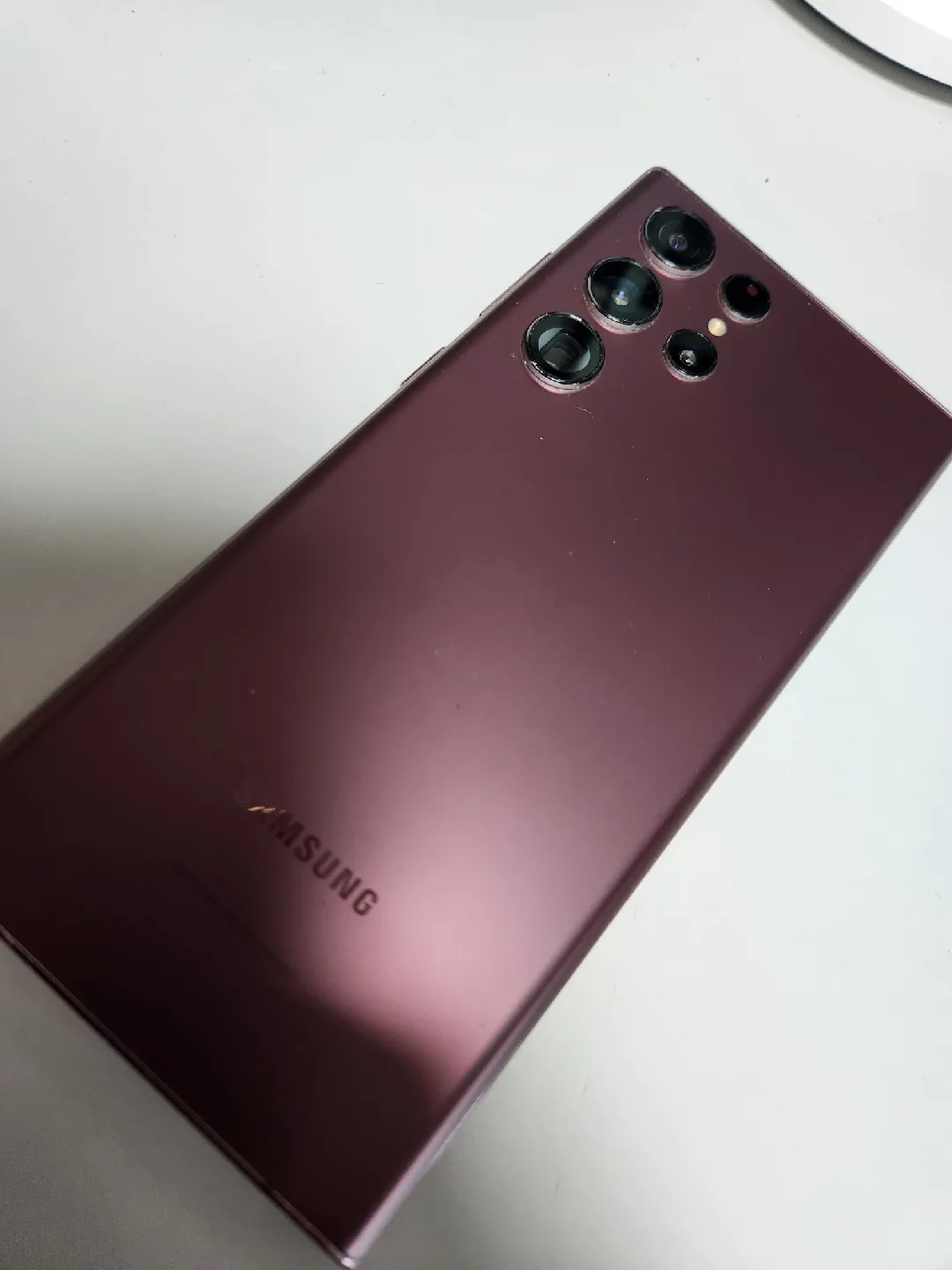 갤럭시 S22 울트라 버건디 256GB 중고