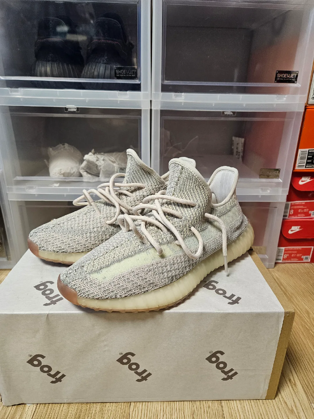 이지부스트 350 v2 시트린 (270, 중고)