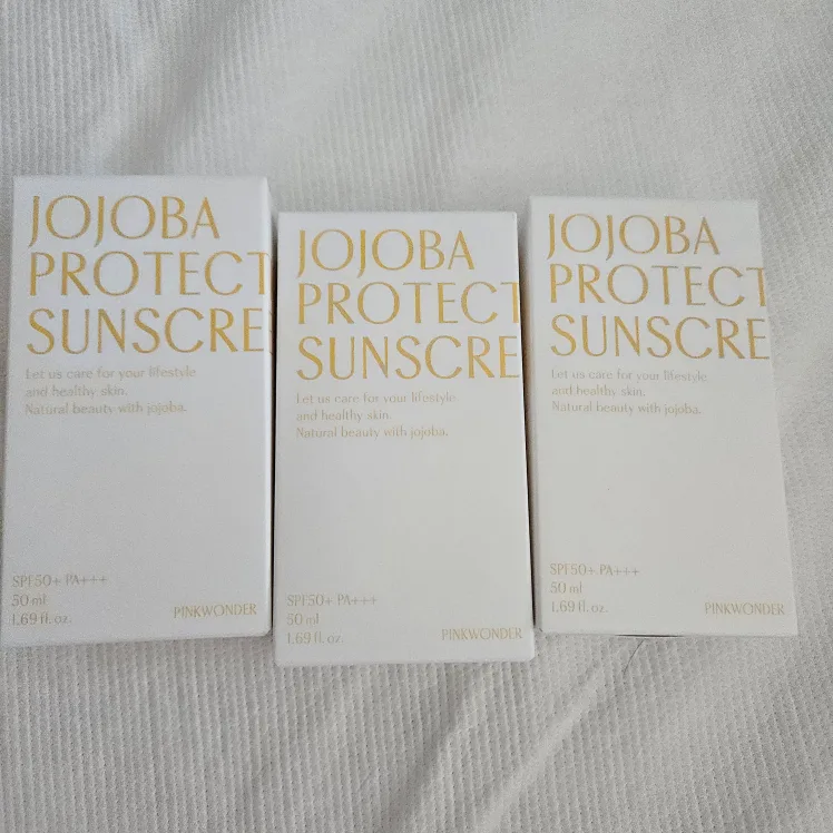 호호바오일 선크림 핑크원더 호호바 프로텍션 선스크린 미개봉 새상품