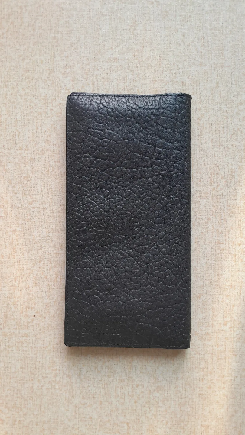 CAPACCI 남성 장지갑 블랙