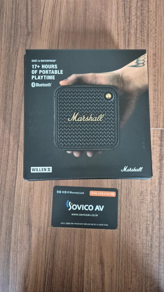 마샬 Willen II 블루투스 스피커(미개봉)
