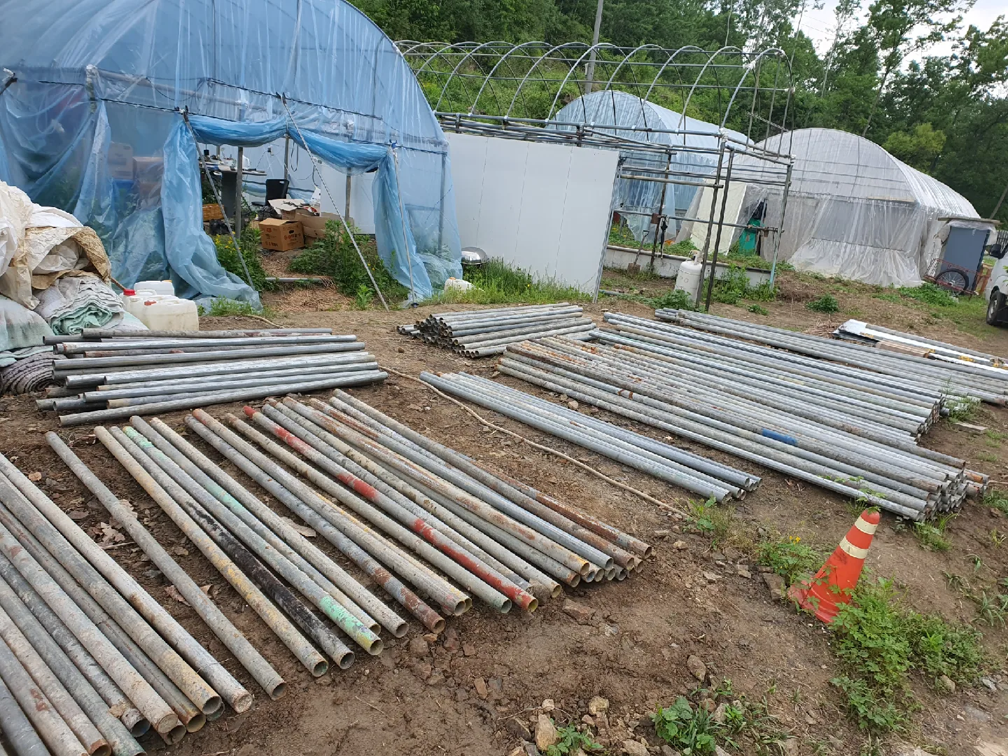 아시바 파이프신재 및 중고 (백)판매합니다.