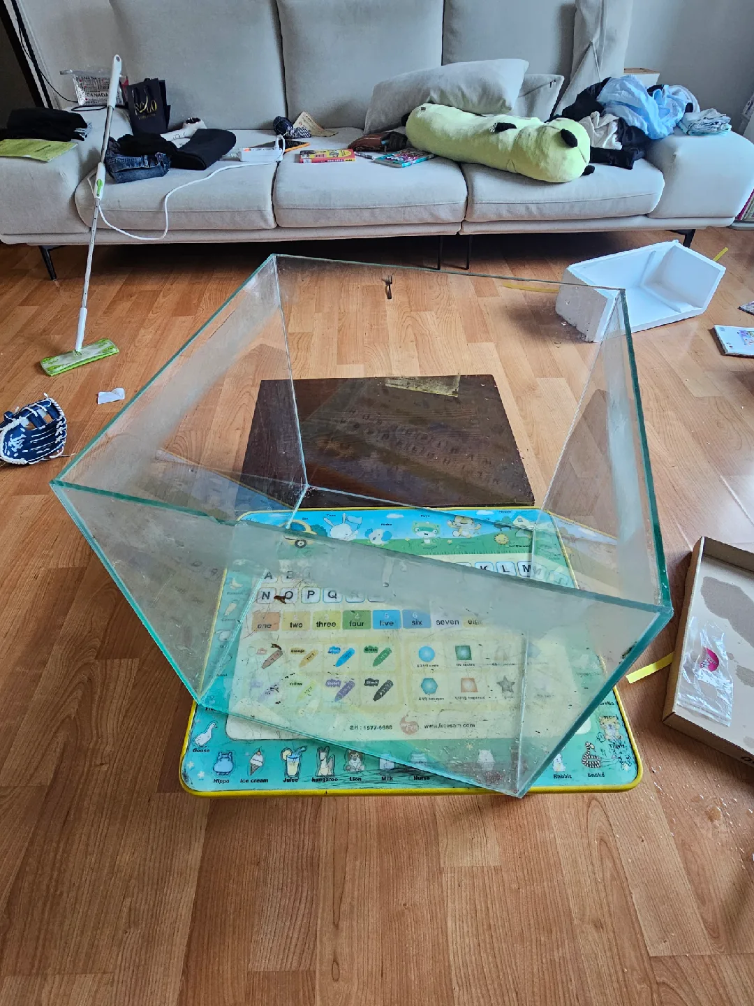 중고 사각 어항