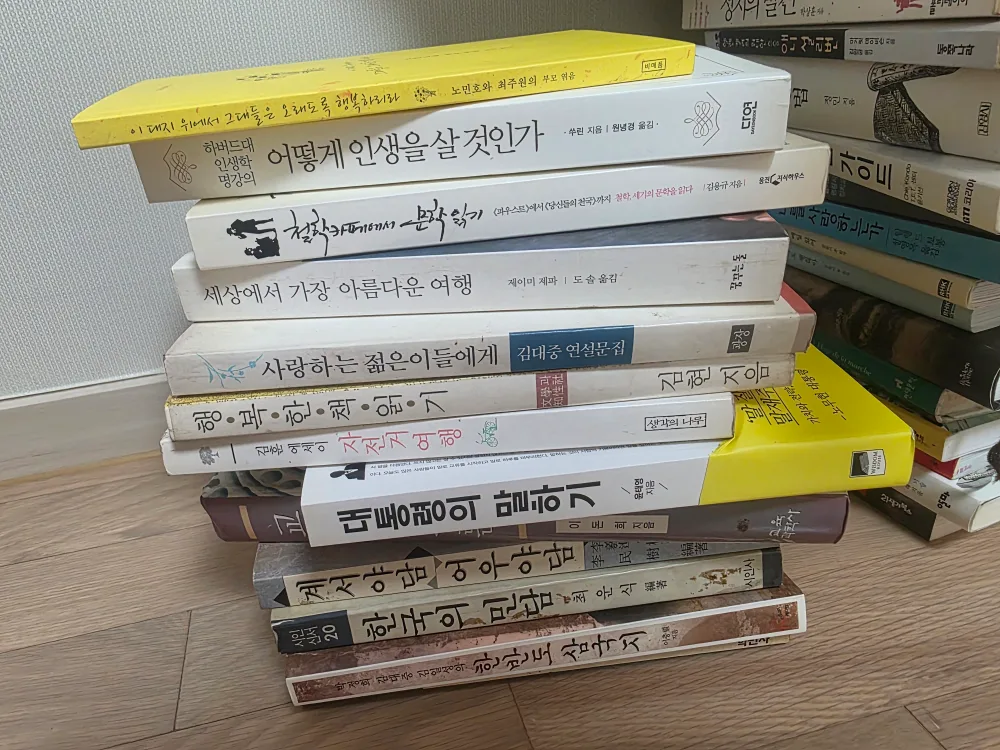 중고 서적 모음