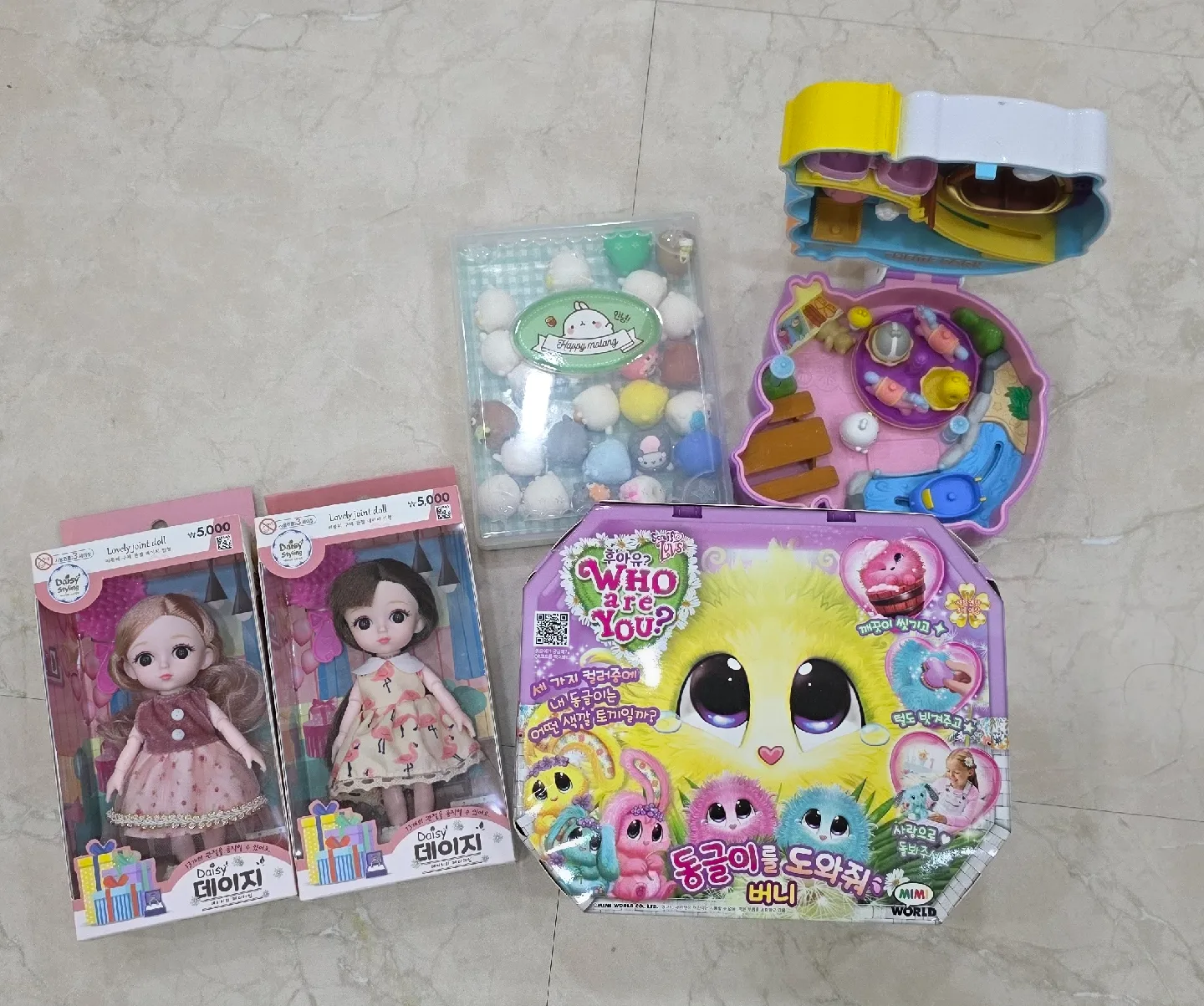 다양한 장난감 모음(몰랑이만 중고)