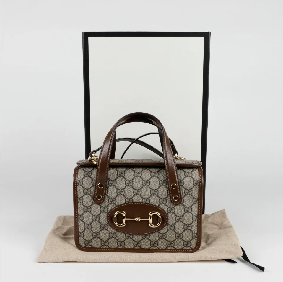 구찌 중고  645453 홀스빗 1955  미니 토트 숄더백