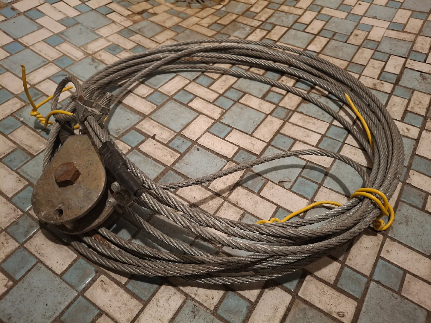 중고 와이어 로프