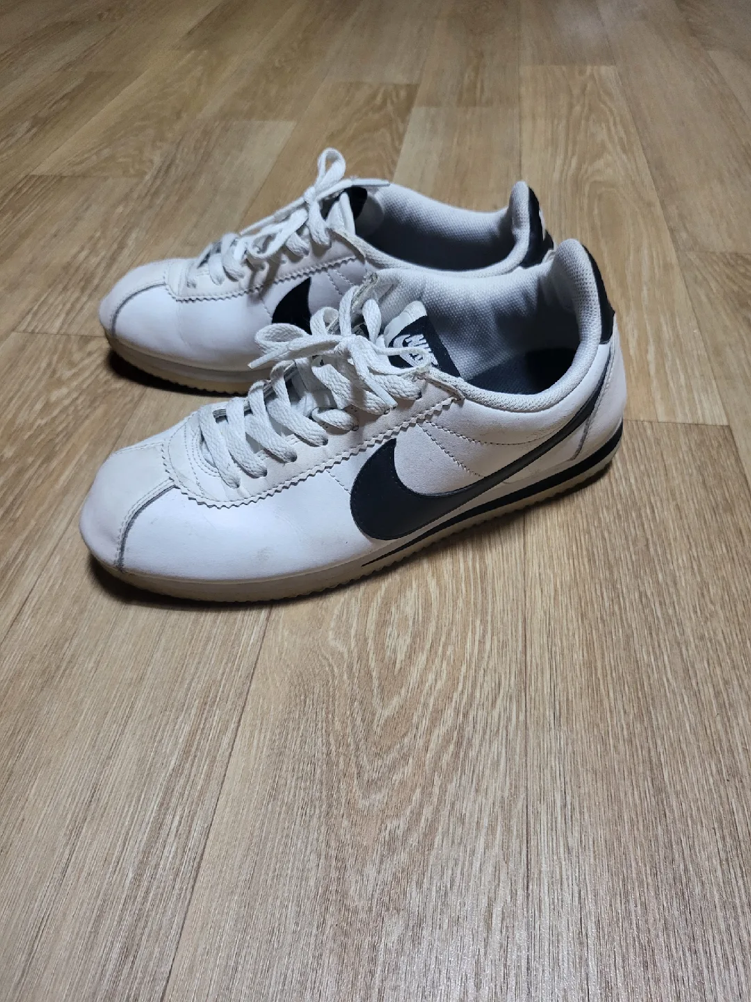 남녀공용 나이키 코르테즈 흰검 스니커즈 운동화 신발