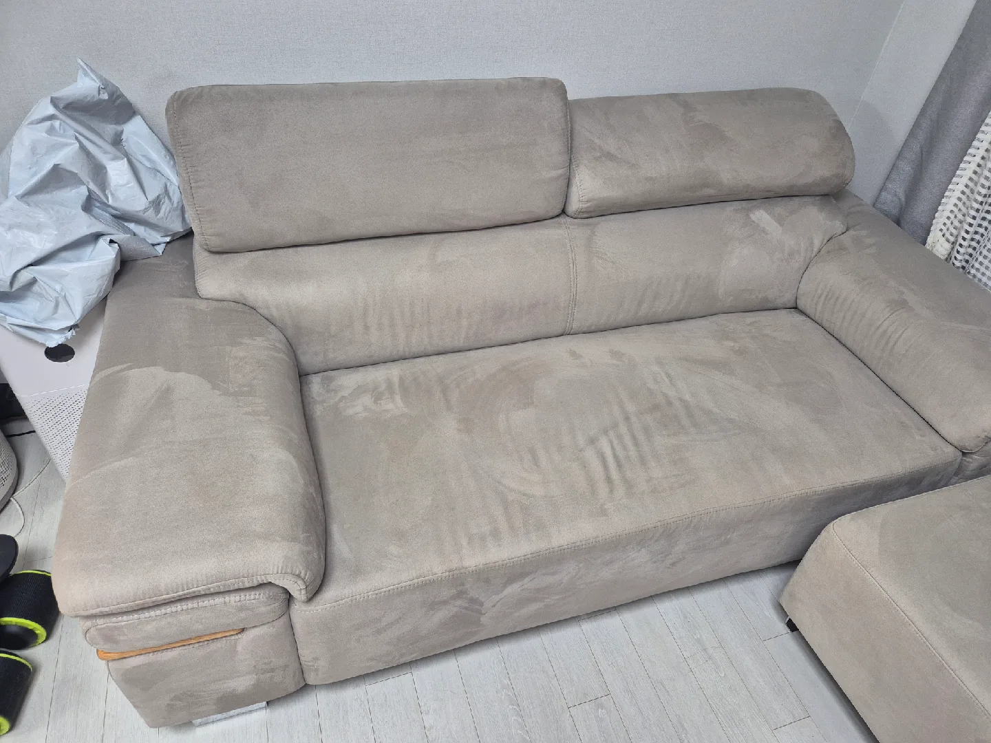 중고 소파 & 스툴 세트