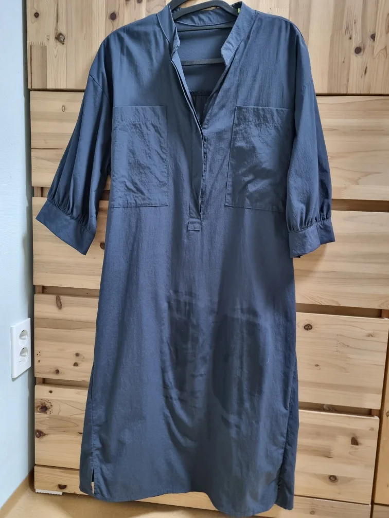 (중고품)바스락재질 롱 원피스