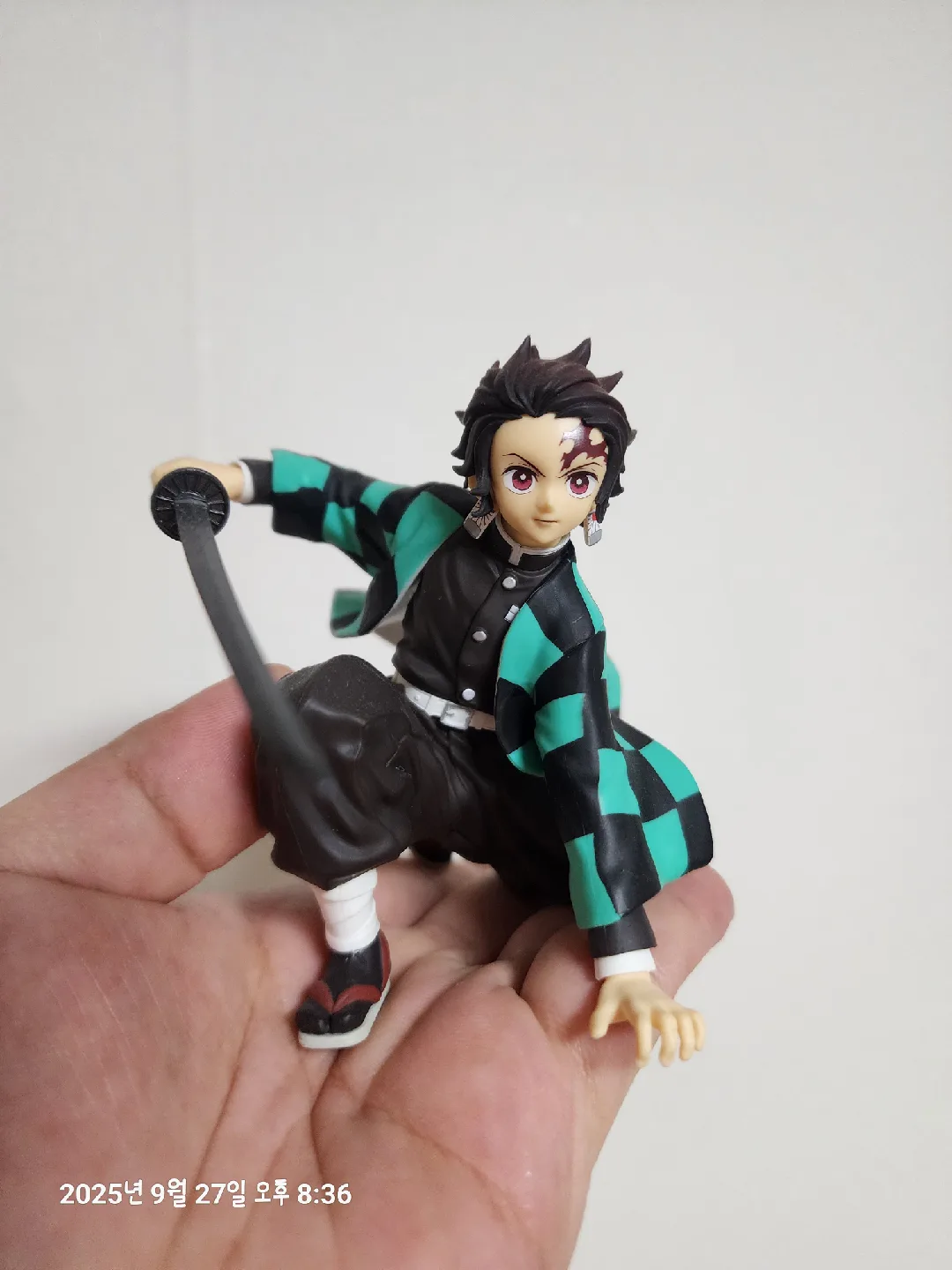 귀멸의 칼날 탄지로 (후류)피규어 중고 박스있음