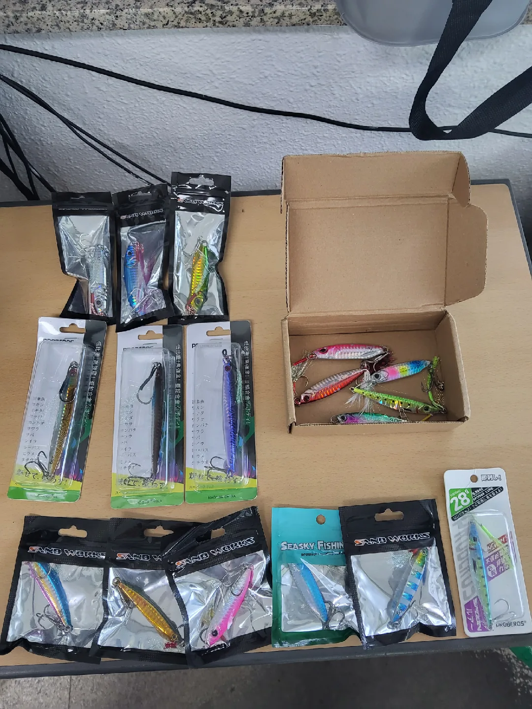 (신품+중고) 메탈지그 17개 일괄