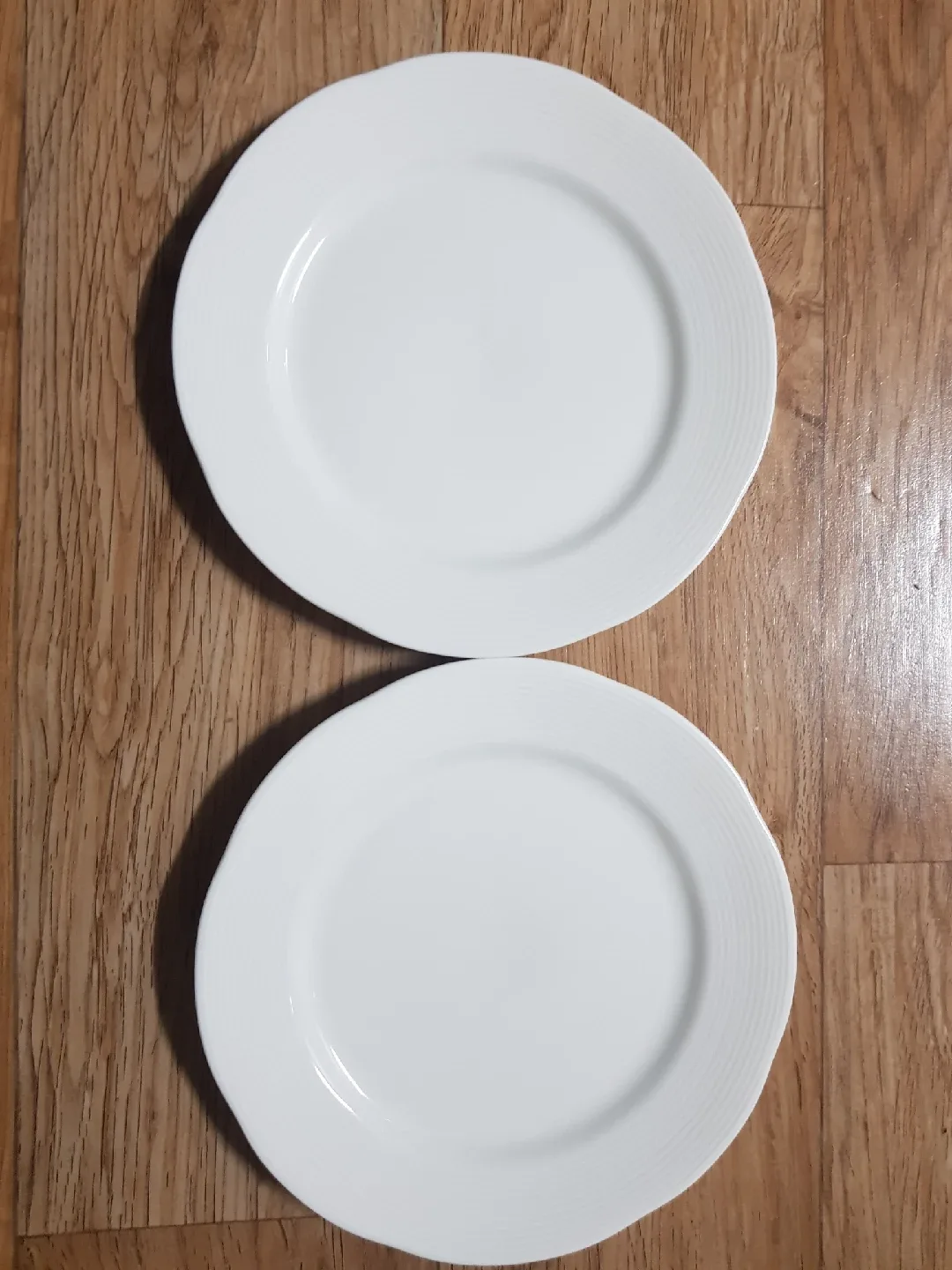 행남사 흰 접시 2개 [중고]