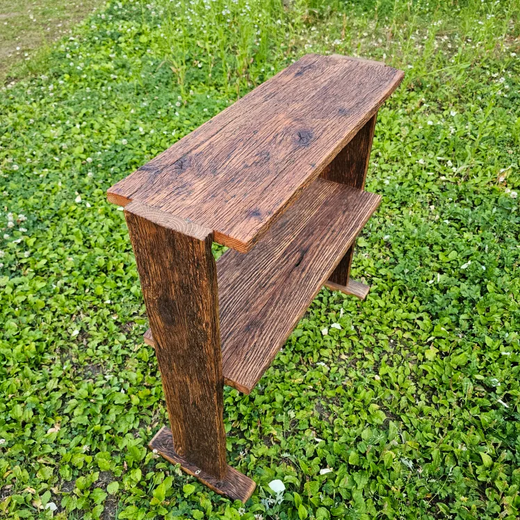 100년이상된 미국 산 올드오크 고재 선반