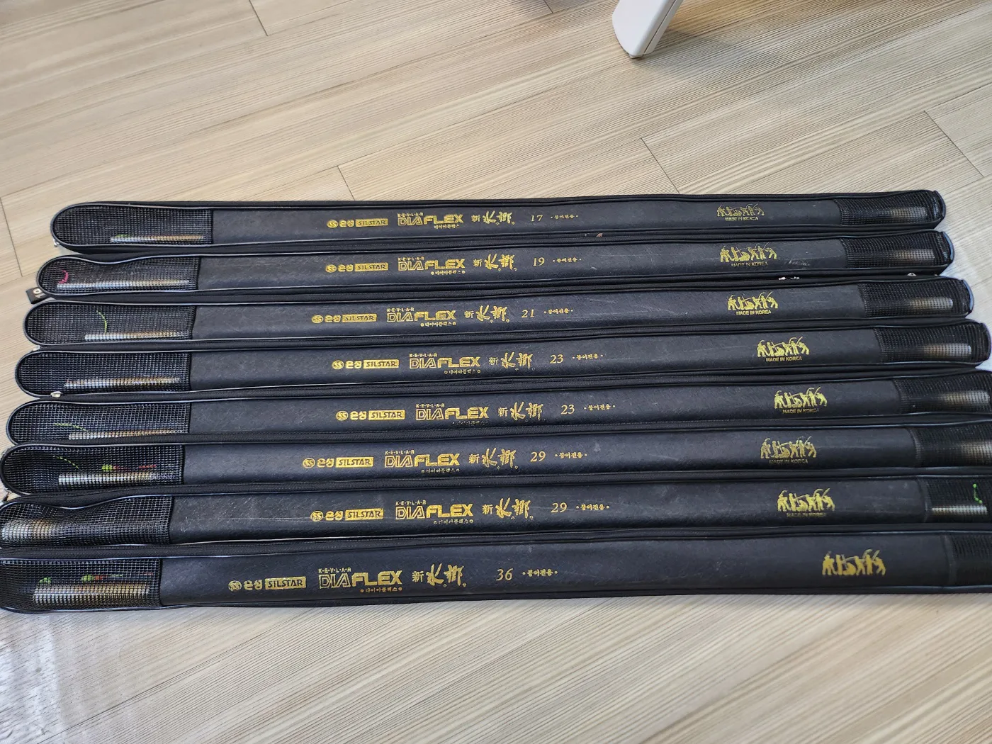 은성 실버스타 신수향 17 19 21 23 29 36 다이아플렉스 붕어대 중고입니다