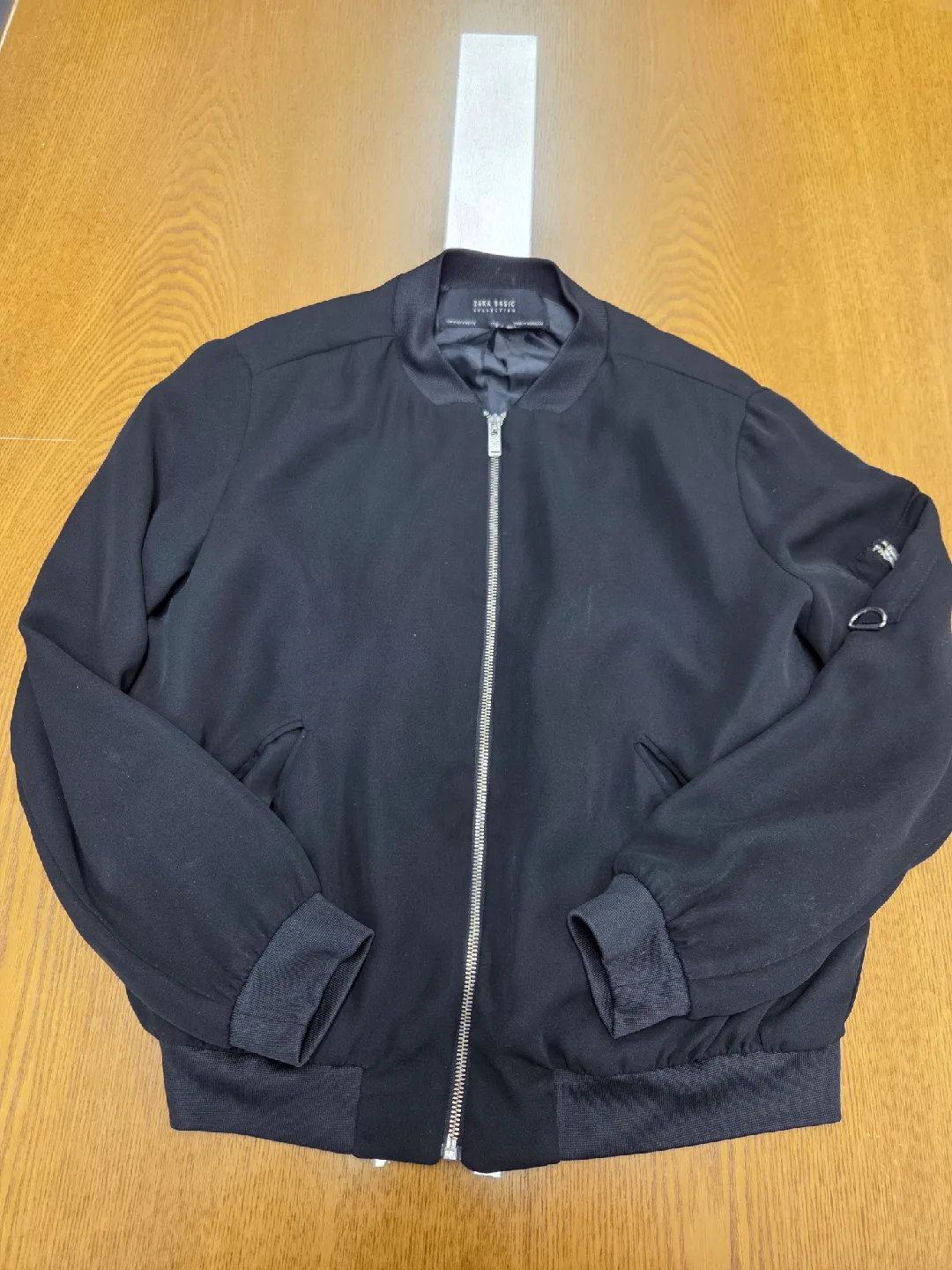 자라 베이직 블랙 봄버 M